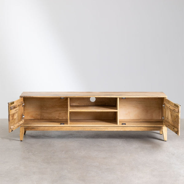 Baty Design mango wood TV cabinet 165x40 cm