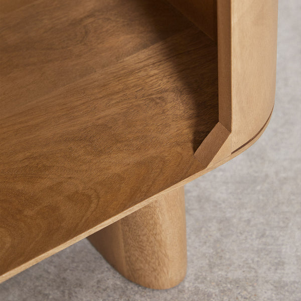 Miller mango wood bedside table 50x45 cm