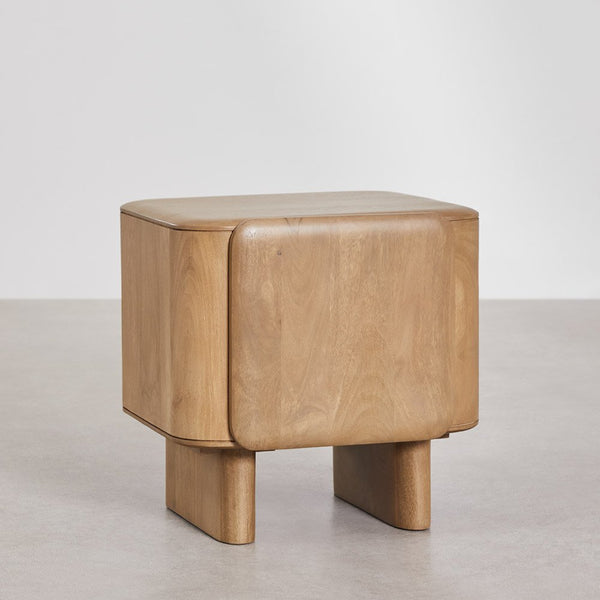 Miller mango wood bedside table 50x45 cm