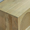 Edana mango wood and cane TV cabinet