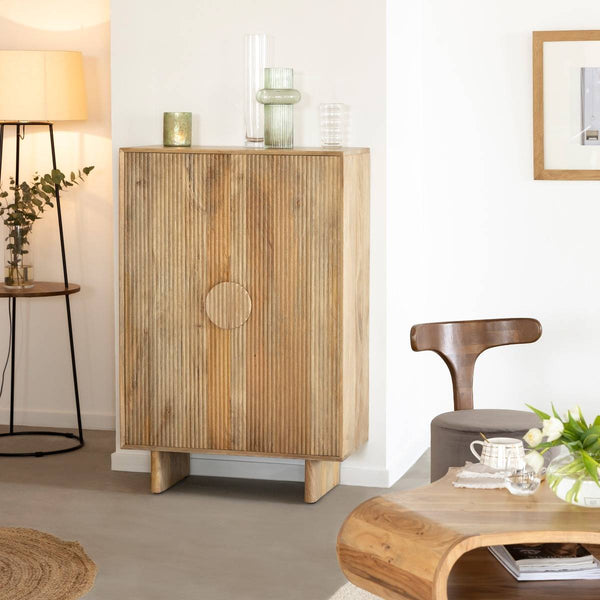 Ewan Mango Wood Cabinet