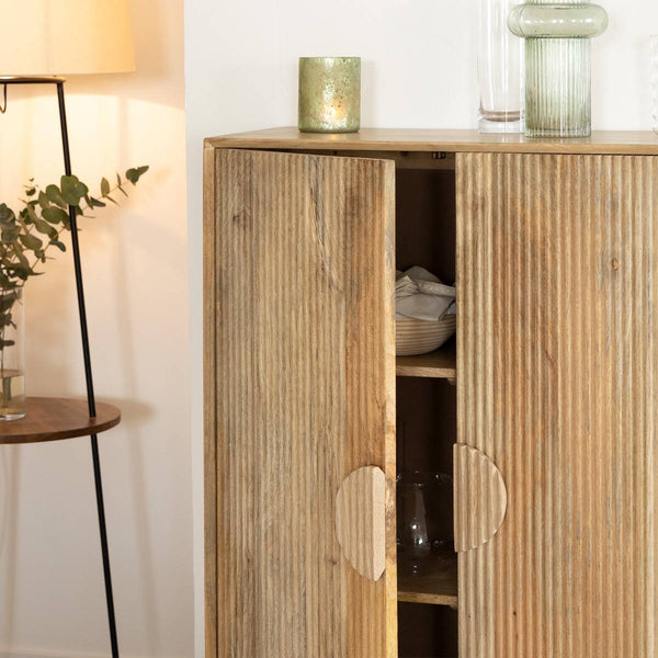 Ewan Mango Wood Cabinet