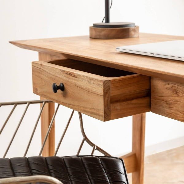Eliott acacia wood desk