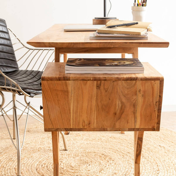 Eliott acacia wood desk