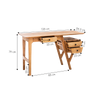 Eliott acacia wood desk