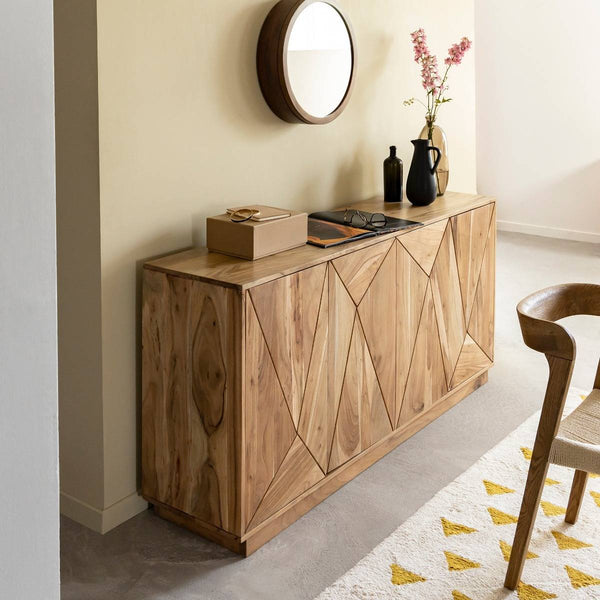 Ezéa acacia wood sideboard
