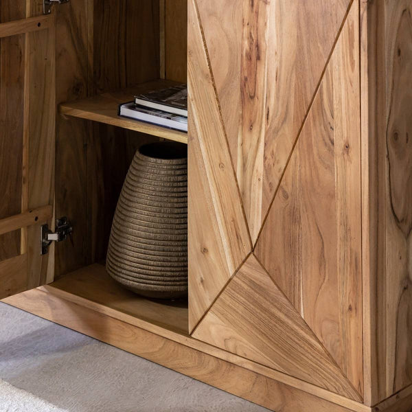 Ezéa acacia wood sideboard