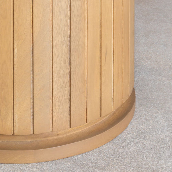 Oval dining table 200x110 cm in mango wood Analis