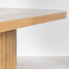 Oval dining table 200x110 cm in mango wood Analis