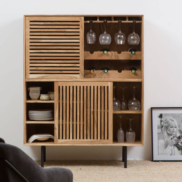 Salta acacia wood bar buffet