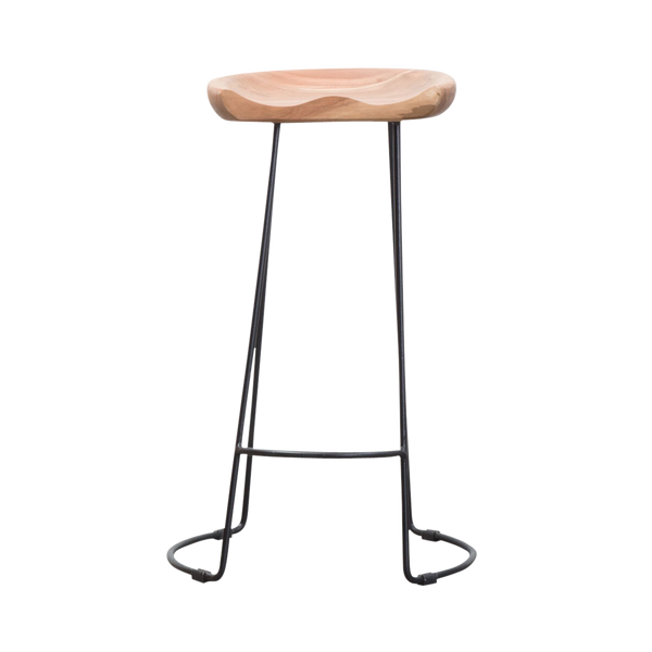 Havana Acacia Wood Bar Stool