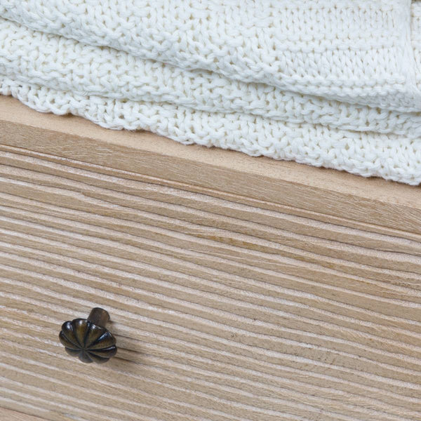 Kamila bleached mango wood TV cabinet