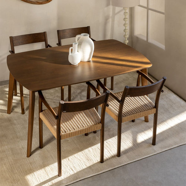 Rectangular Wooden Dining Table (150x90 cm) Elba