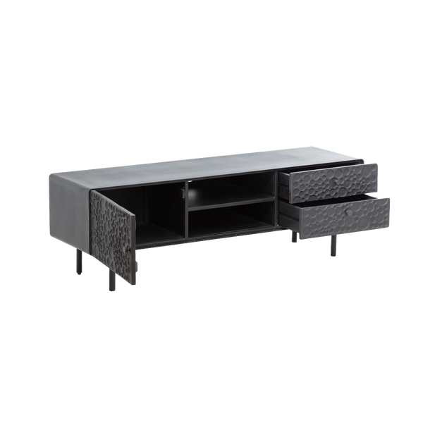 Liv mango wood and metal TV cabinet