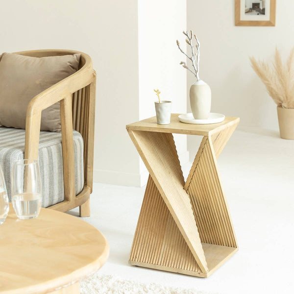 Amara mango wood side table