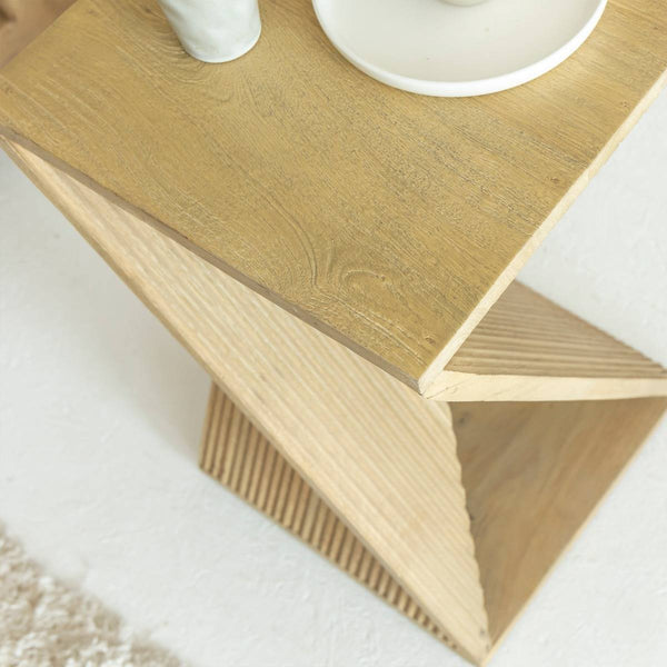 Amara mango wood side table