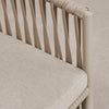 Sophie Sophie garden chair with armrests in aluminium and braided rope