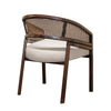 21st Rattan Spencer Dining Chair Wood Handmade in Portugal by Wood Tailors