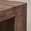 Square coffee table 100x100 cm in recycled Juvira wood