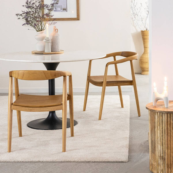 June Teak Wood Chair (Set of 2)