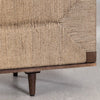 Evans 200x40 cm TV unit in mango wood and jute