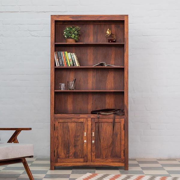 Duraster Ummed Large Sheesham wood Book Shelf#1