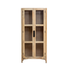 Nova tall mango wood display case