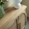 Thora mango wood and cane sideboard