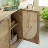 Thora mango wood and cane sideboard