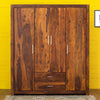 Duraster Vismit Modern Sheesham Wood Wardrobe Cabinet #10