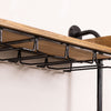 WenniWall-mounted wine rack for 18 bottles in wood Wenni Style