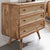 Weisel Mango Wood Cane Chest of Drawers 31.5x16x29.5 Inch