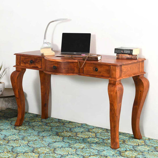 Aristocrat Solid Wood Study Table with Drawers