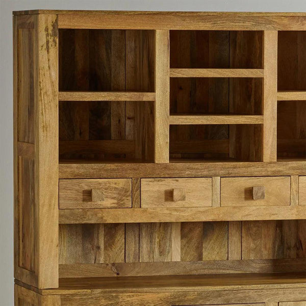 Mango Wood Kitchen Crockery Unit
