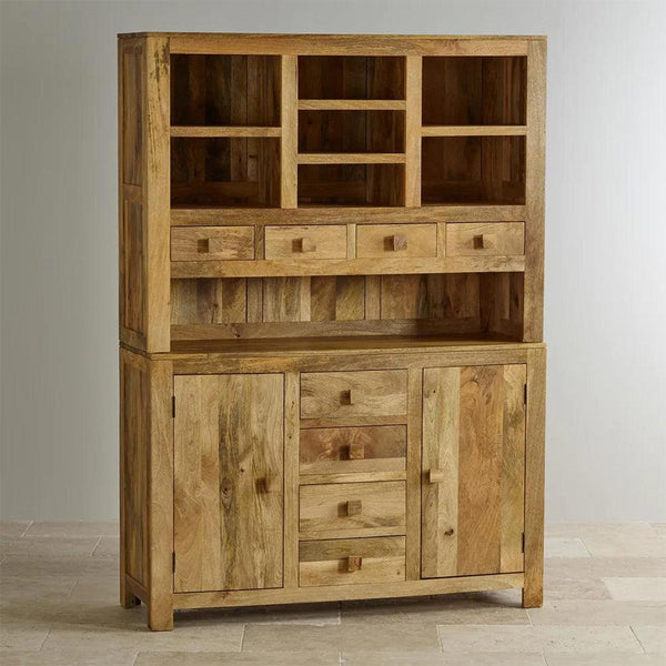 Mango Wood Kitchen Crockery Unit