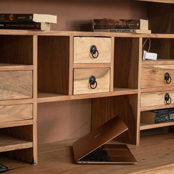 Eternal Solid Acacia woodSecretaire Desk#1 - Duraster