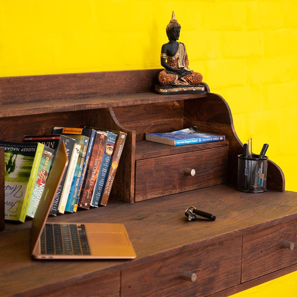 Rotterdam Solid Acacia wooden Writing Desk #1 - Duraster