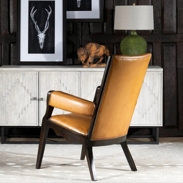 Leather Accent Chair