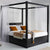 Tuscany Solid Acacia Wood Four-Poster Bed #4 - Duraster