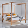 Eternal Solid Acacia Wood Four-Poster Bed #5 - Duraster