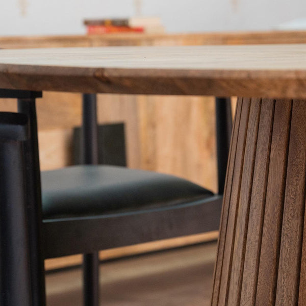 Versaw TransitionalSolid Mango wood Dining Table#3 - Duraster