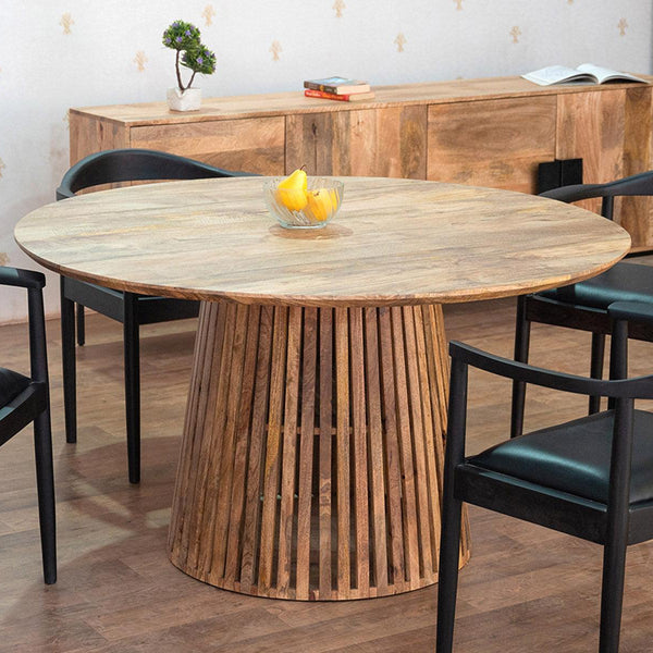Mango Wood Round Dining Table