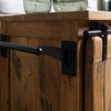 Serving table Mango 120x45x85 natural varnished RAILWAY #197