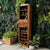Wine rack Sheesham 50x36x180 walnut waxed TORONTO #249