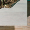 Bedside table (door hinged right) Mango 45x40x60 white oiled KASHMIR #105