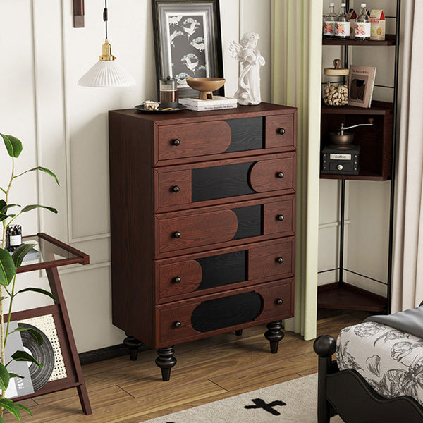 27.56" Solid + Manufactured Wood Accent Cabinet