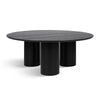 40" Drum With 3 Legs Pedestal Round Coffee Table