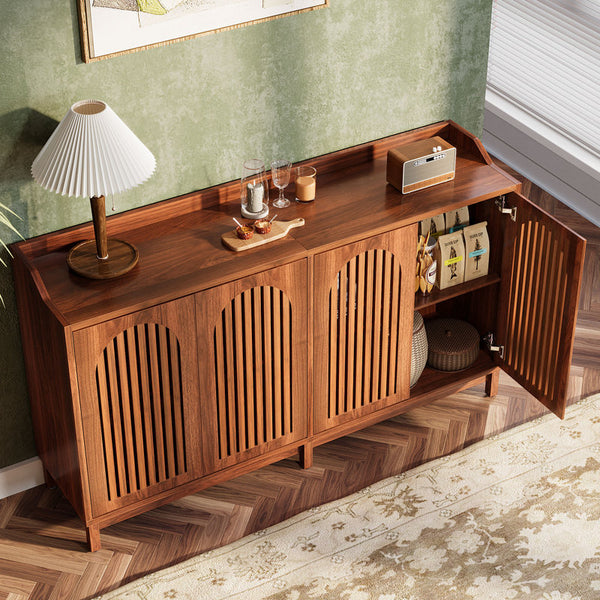 57" Sideboard Buffet Cabinet with Adjustable Shelves
