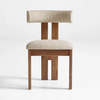 Minilamist Design Ash Wood Frame Optional Fabric Accent Chairs Wooden Chair Modern Luxury for Dining Room