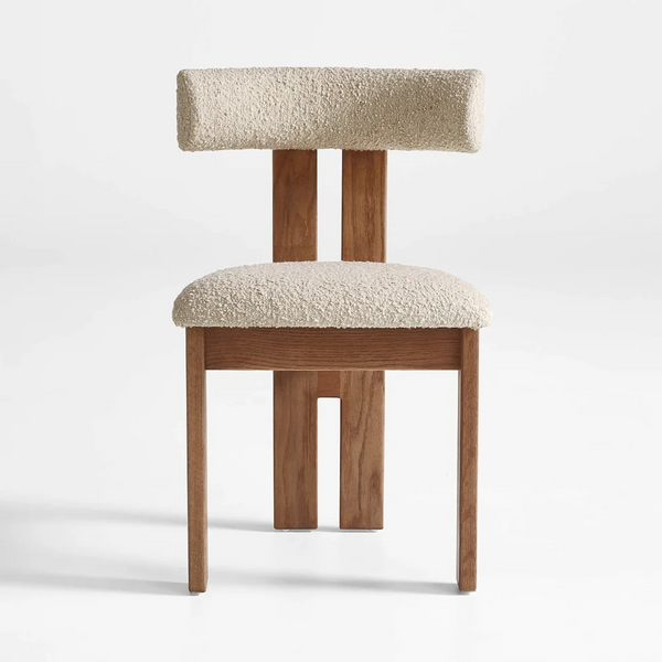 Minilamist Design Ash Wood Frame Optional Fabric Accent Chairs Wooden Chair Modern Luxury for Dining Room